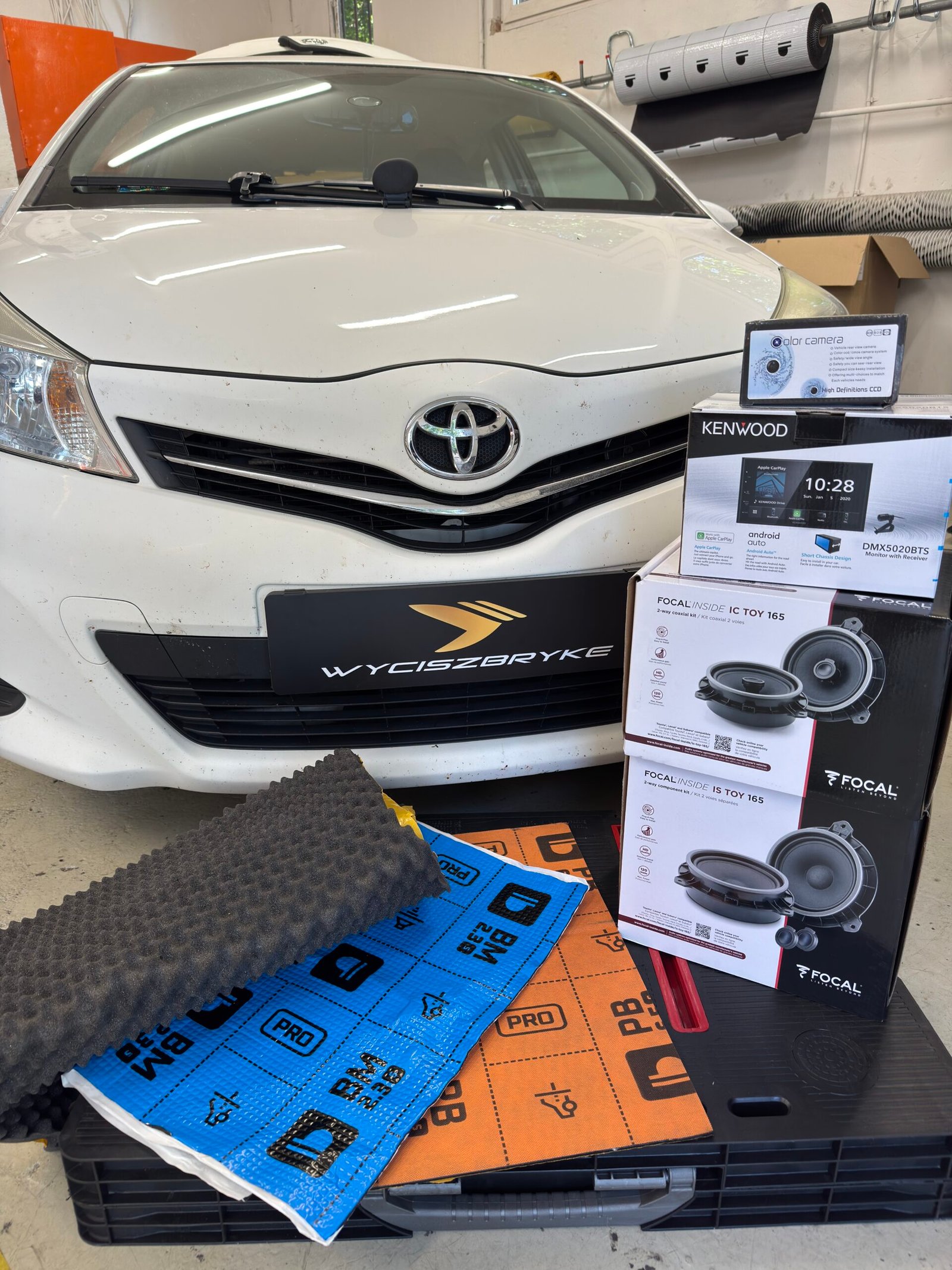 Toyota Yaris III Wyciszenie i Car Audio